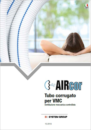 AIRCOR - Tubo corrugato per VMC ventilazione meccanica controllata