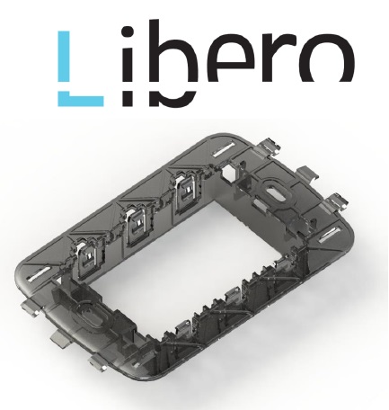 LIBERO: Supporto per 503 multi placca e multi frutto