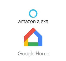 Cronotermostati comandabili anche tramite AMAZON ALEXA e GOOGLE HOME