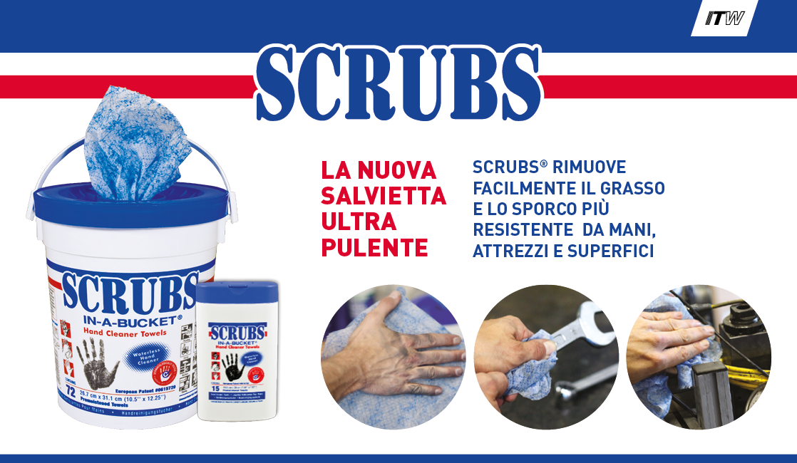 SCRUBS - La nuova salvietta ultra pulente