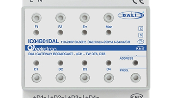 Scopri il KNX-DALI Gateway Broadcast EELECTRON