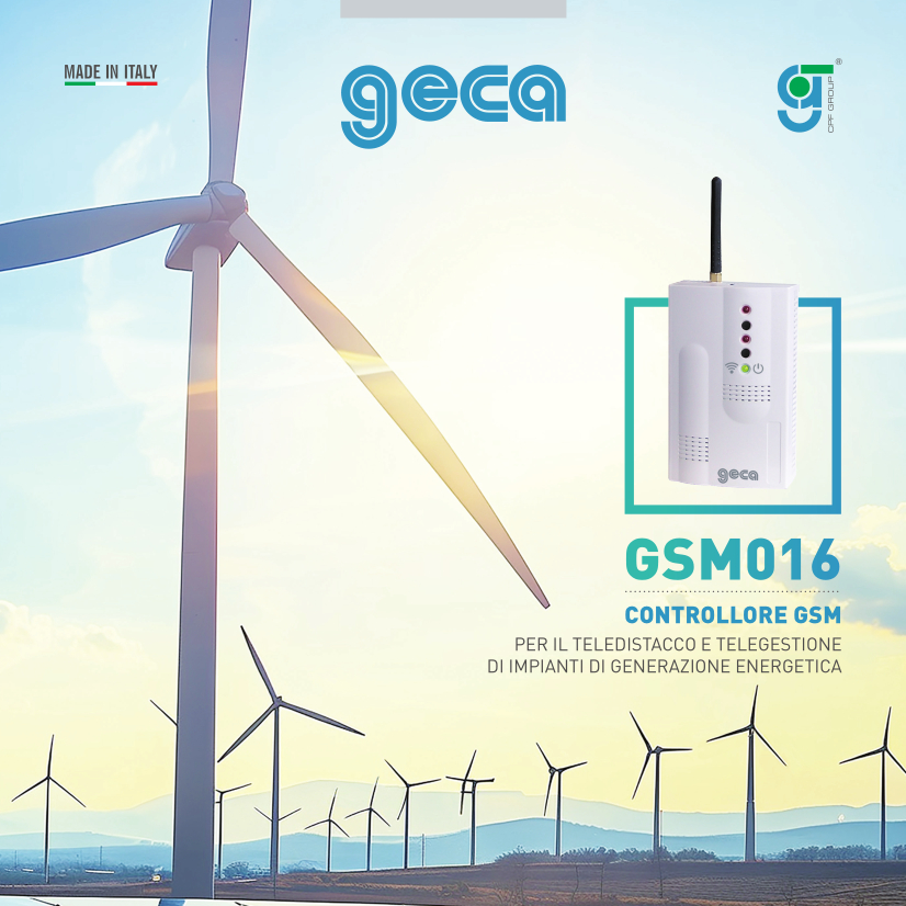 GSM016 e GSM016 4G - nuovo controllore e nuovo modem GSM per il Teledistacco e Telegestione di impianti di generazione energetica