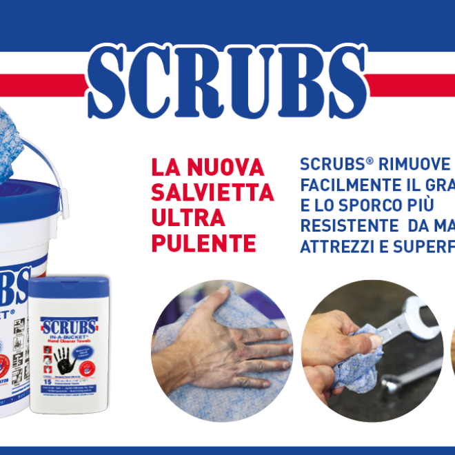 SCRUBS - La nuova salvietta ultra pulente