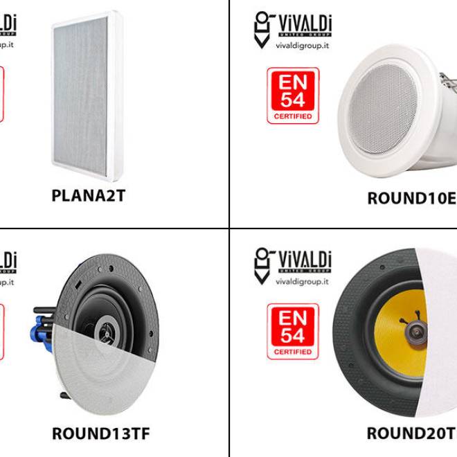 Si arricchisce la gamma dei diffusori EN54