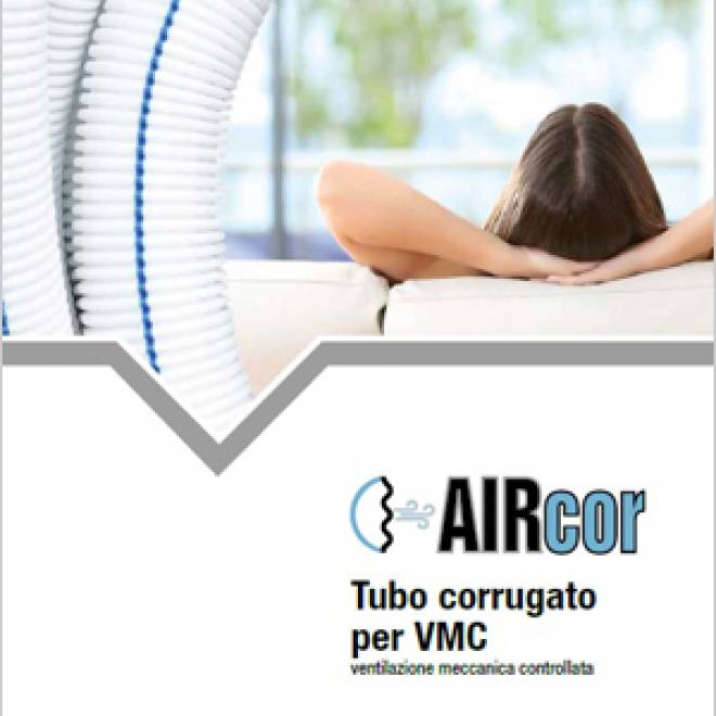 AIRCOR - Tubo corrugato per VMC ventilazione meccanica controllata