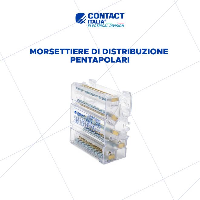 Morsettiere di distribuzione pentapolari