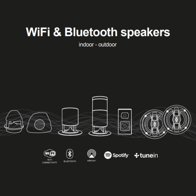 WiFi & Bluetooth speakers - indoor - outdoor