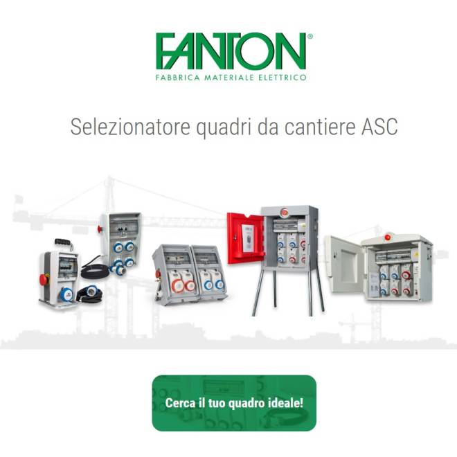 Nuovo selezionatore quadri da cantiere ASC