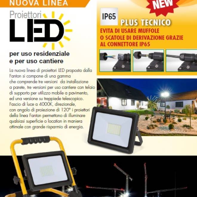 Nuova linea Proiettori LED